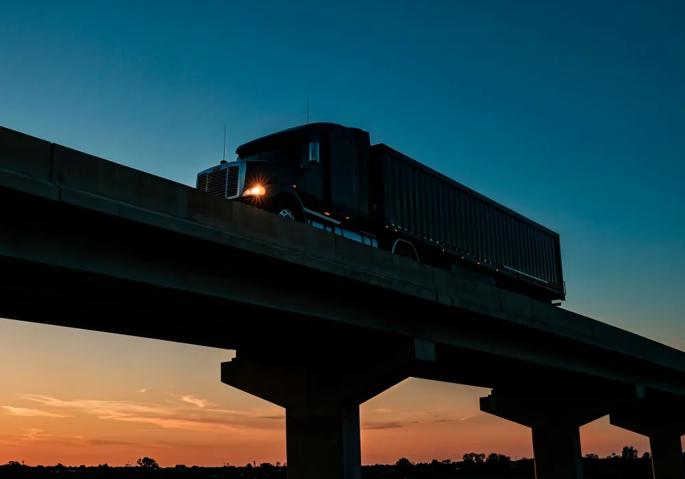 camion en carretera